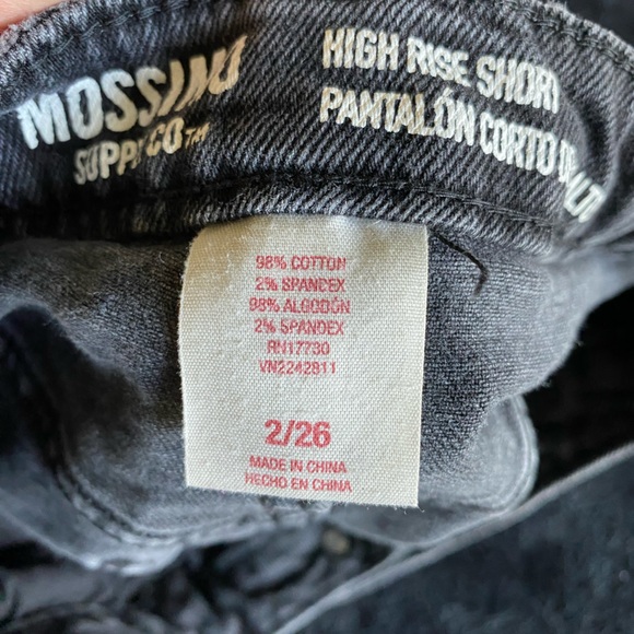 Black Jean Shorts - Picture 3 of 3